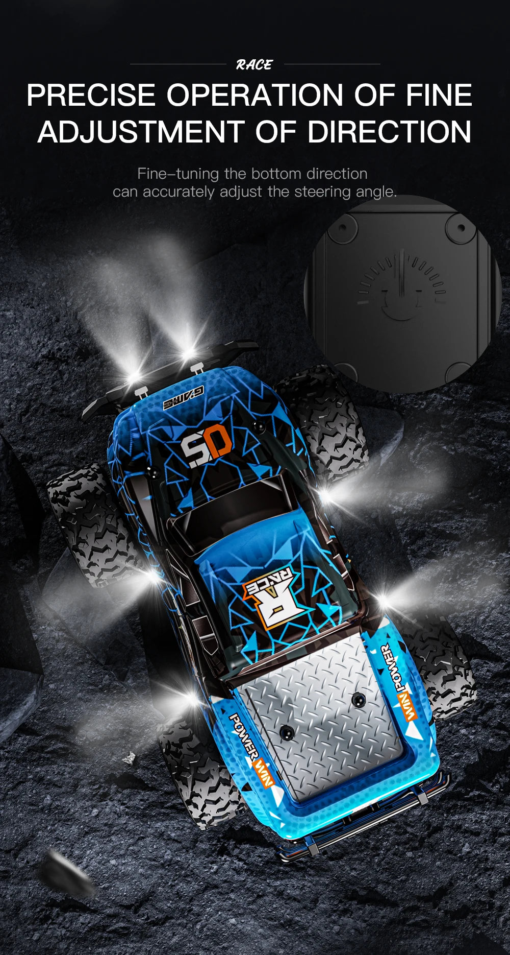 Novo 2024 KF11 1:16 Escala completa Tração nas quatro rodas Alta velocidade off-road RC Carro Luzes LED Drift Racing Truck Drift Vehicle Meninos Brinquedos