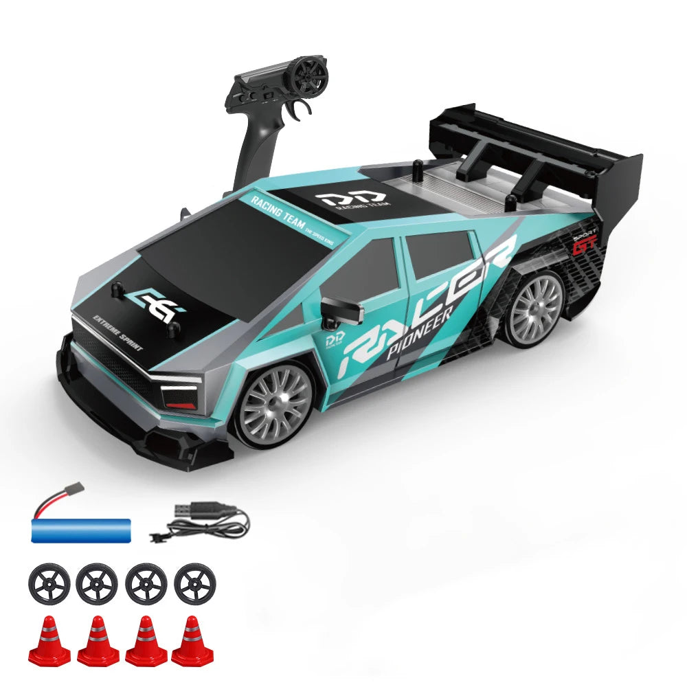 Drift RC Car 4WD 1:24 2.4G Alta Velocidade com Luz Controle Remoto Carro Brinquedo GTR Modelo AE86 Veículo RC Carro de Corrida Brinquedo para Crianças Presente