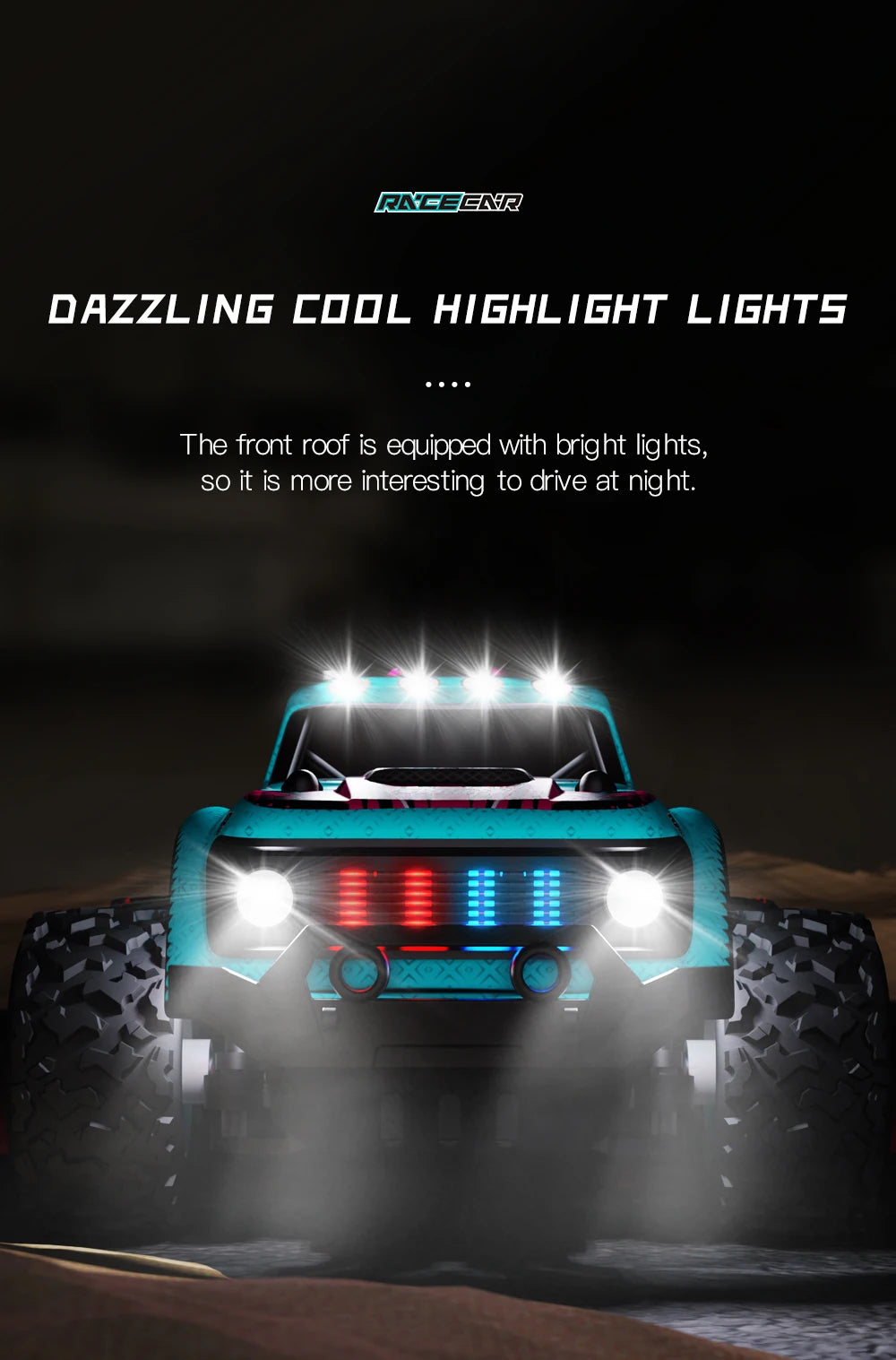 Novo 2024 KF11 1:16 Escala completa Tração nas quatro rodas Alta velocidade off-road RC Carro Luzes LED Drift Racing Truck Drift Vehicle Meninos Brinquedos