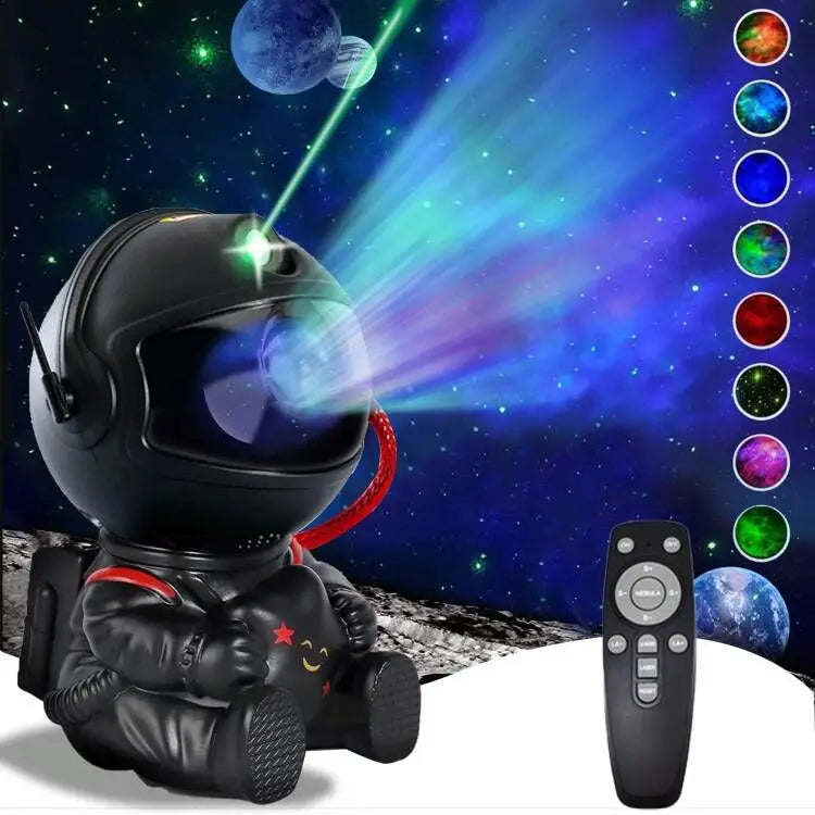 Projetor de astronauta galaxy, luz noturna, céu estrelado, estrela, usb, led, decoração de quarto