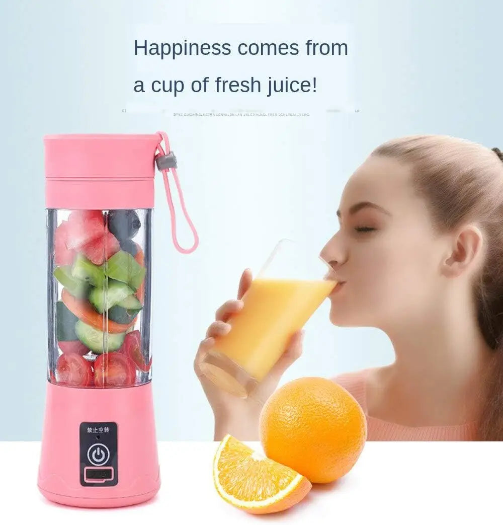 Mini espremedor elétrico com carregamento USB, liquidificador de cozinha para smoothies, milkshakes, espremedor automático de frutas, laranja e limão portátil