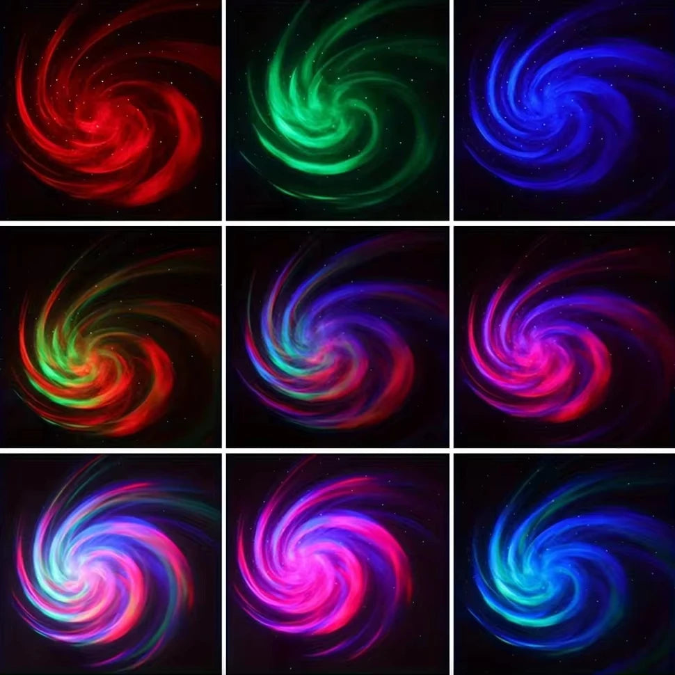 Projetor de luz LED Galaxy colorido, para tornar um momento em uma lembrança inesquecivel com seu filho