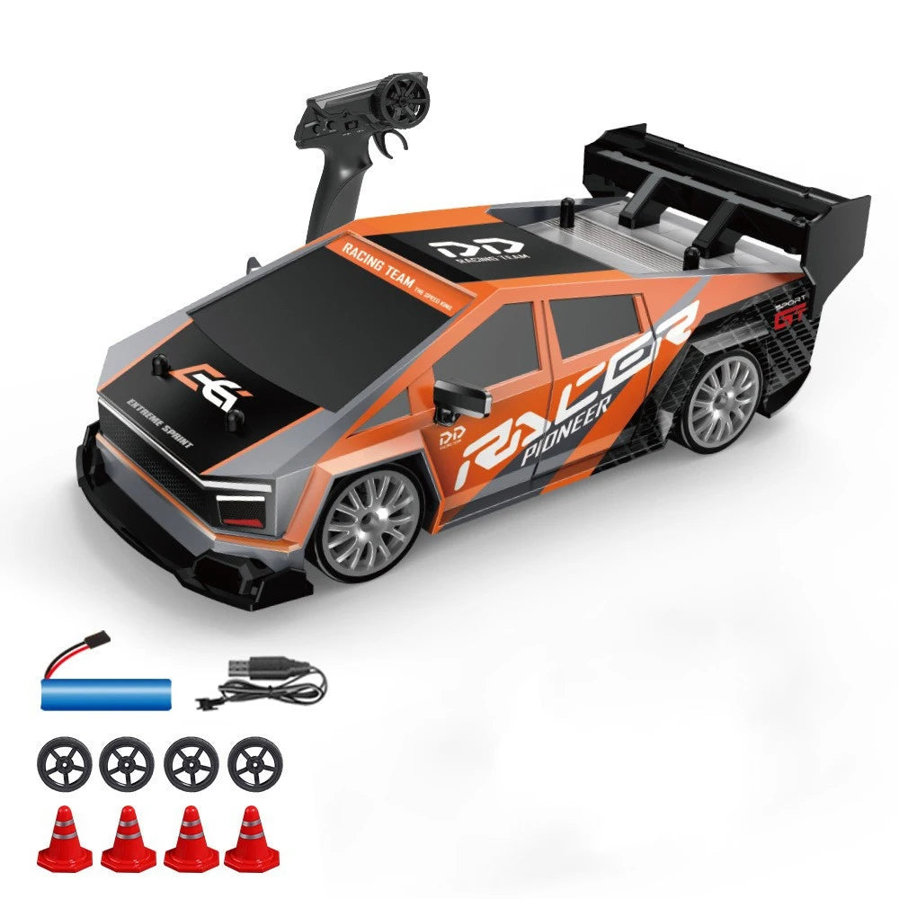 Drift RC Car 4WD 1:24 2.4G Alta Velocidade com Luz Controle Remoto Carro Brinquedo GTR Modelo AE86 Veículo RC Carro de Corrida Brinquedo para Crianças Presente