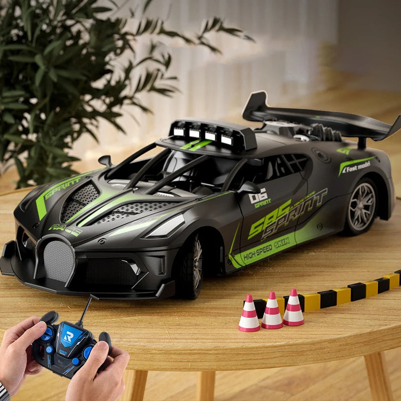 1/18 Rc Carro de Alta Velocidade Drift Carros Esportivos Veículo de Controle Remoto Carro de Corrida Esportiva Modelo de Brinquedo Brinquedos Infantis para Meninos Presentes de Aniversário