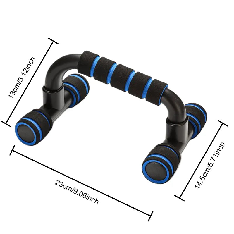 Barra de suporte antiderrapante em forma de H para exercícios em casa, suporte de força para academia, barras de flexão, exercícios para braços e peito, treinamento muscular